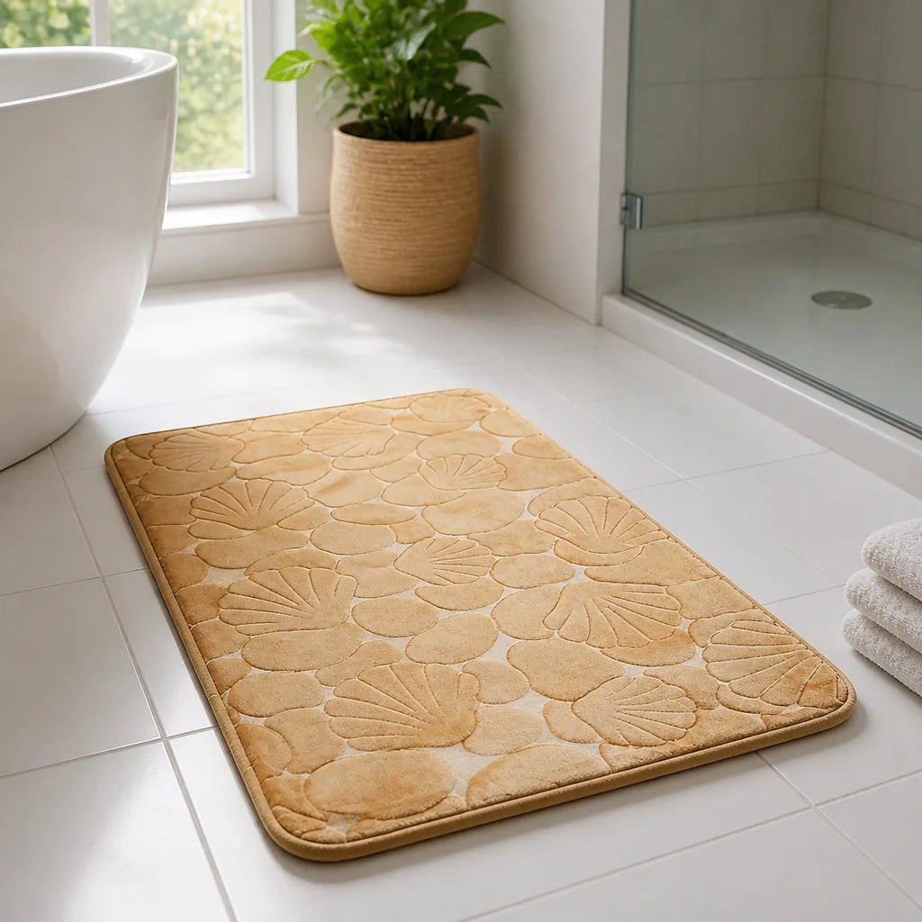 tapis-de-bain-dore