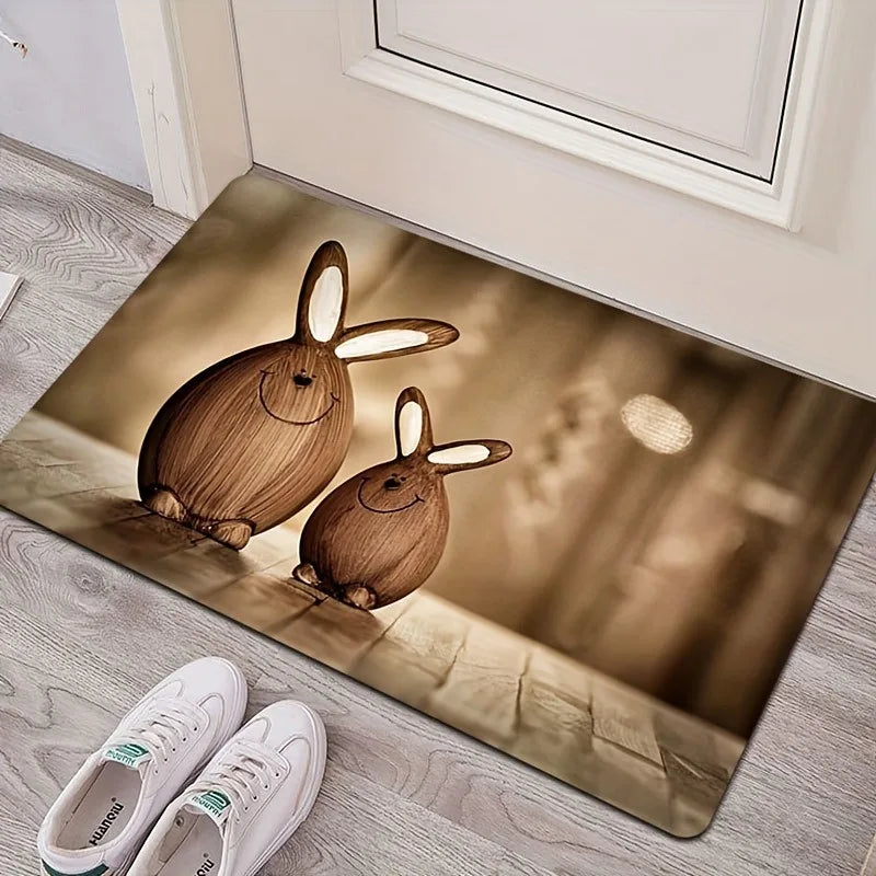 Tapis de bain pour lapin
