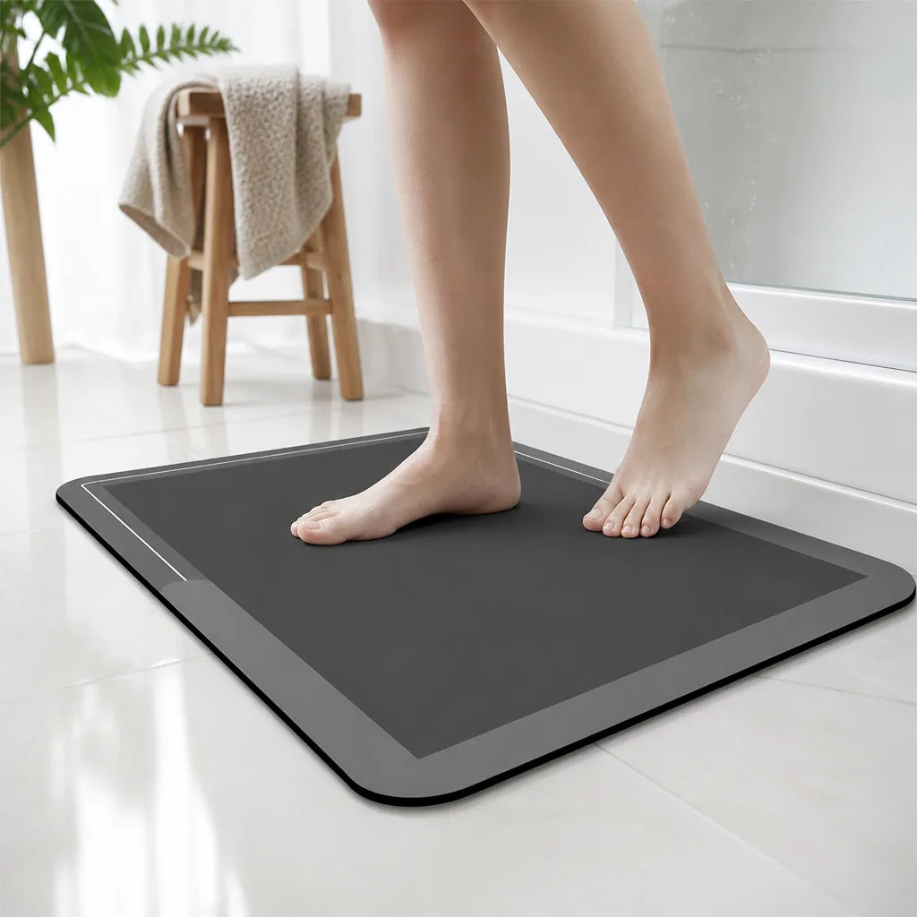 Diatomite Tapis De Bain Auto-Séchant Et Anti-Bactérien