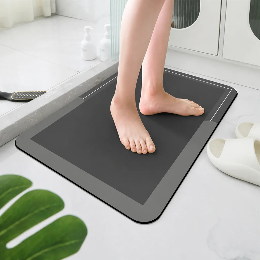 Diatomite Tapis De Bain Auto-Séchant Et Anti-Bactérien
