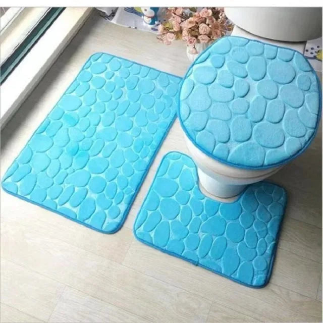 ensemble tapis de bain et wc 1
