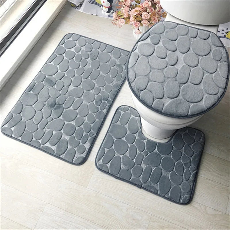 ensemble tapis salle de bain 1