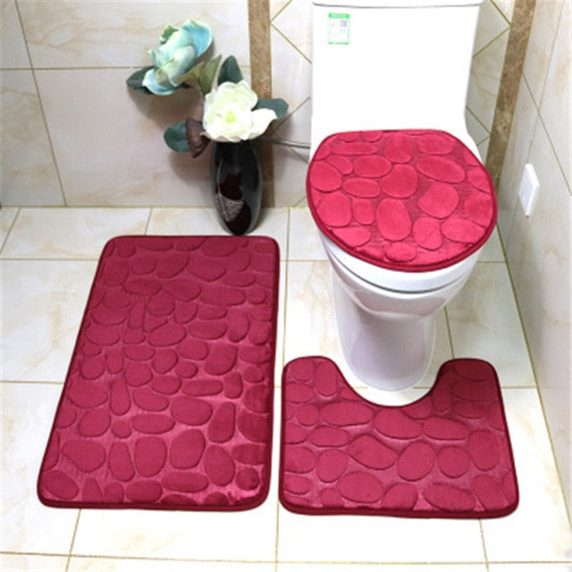 Ensemble tapis salle de bain