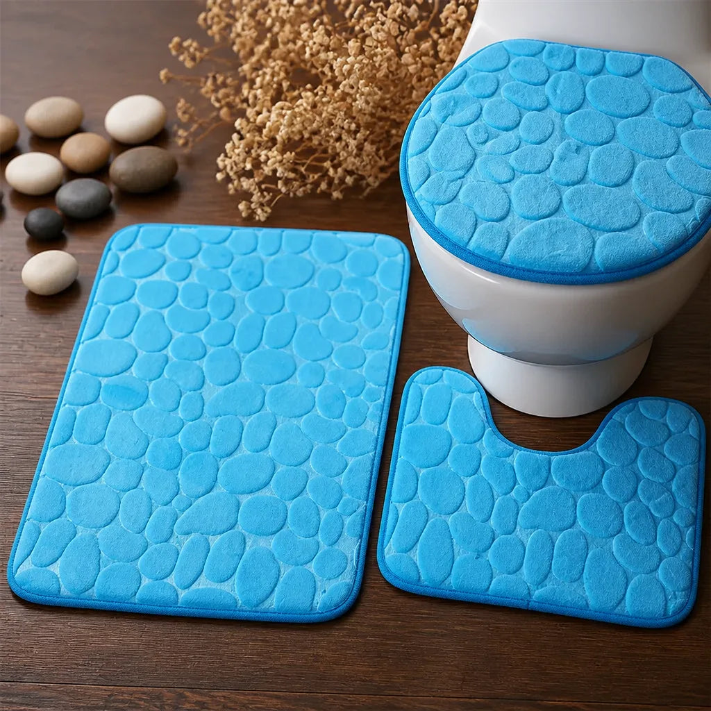 Ensemble tapis salle de bain