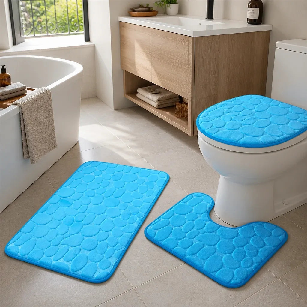 Ensemble tapis salle de bain