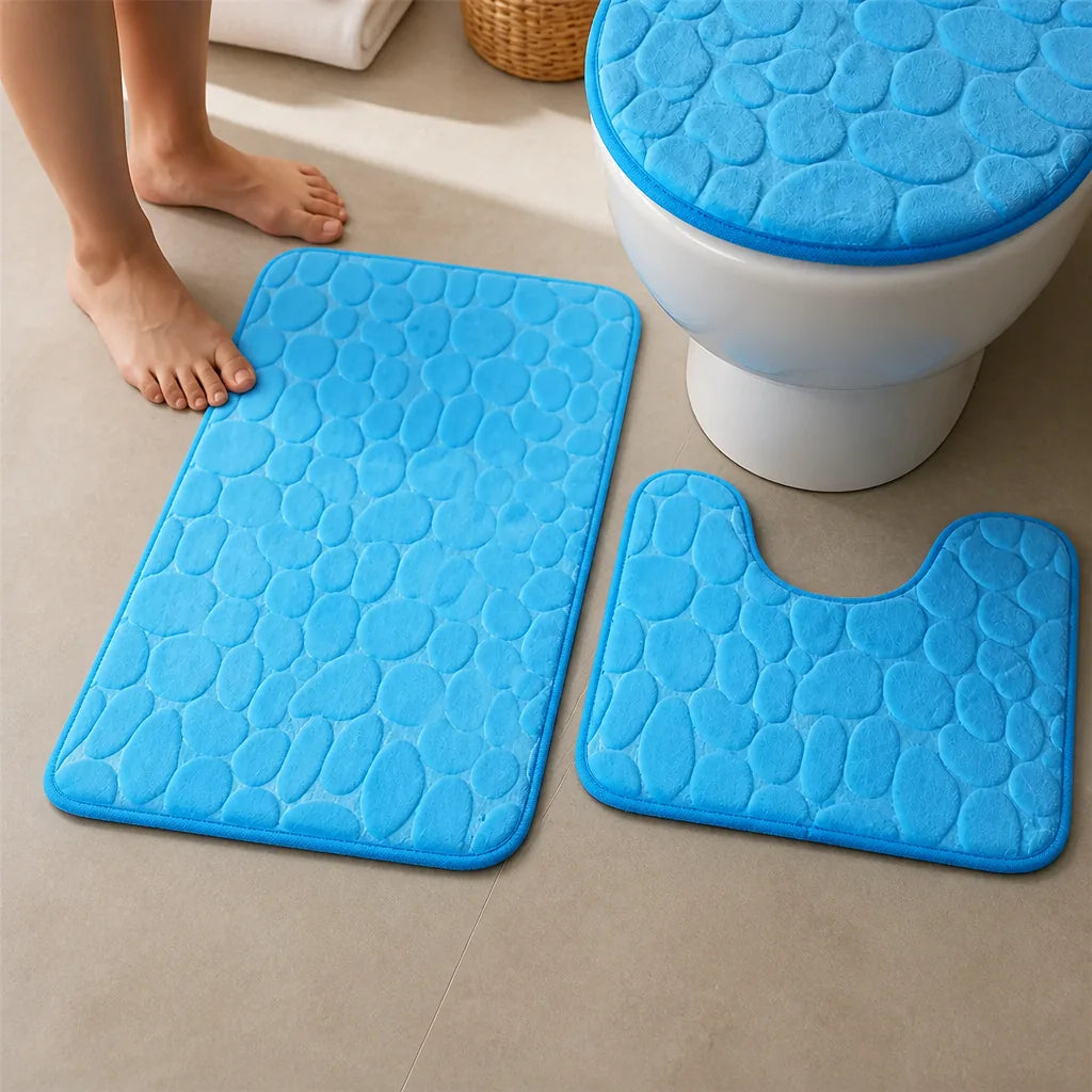 Ensemble tapis salle de bain
