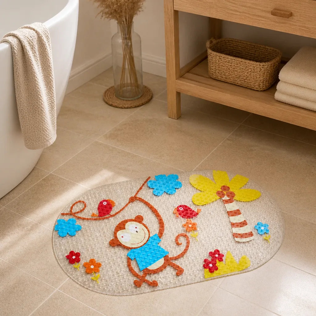 F/Tapis De Bain Bebe Antiderapant