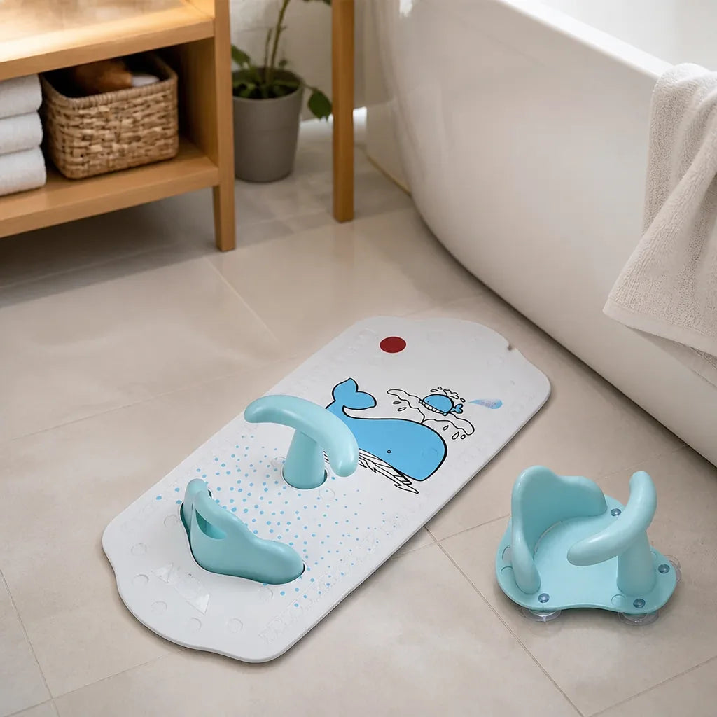 F/Tapis De Bain Bebe Avec Siege