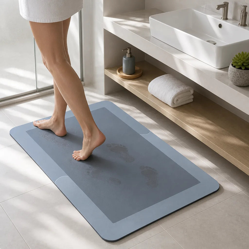 Grand Tapis De Bain Diatomite