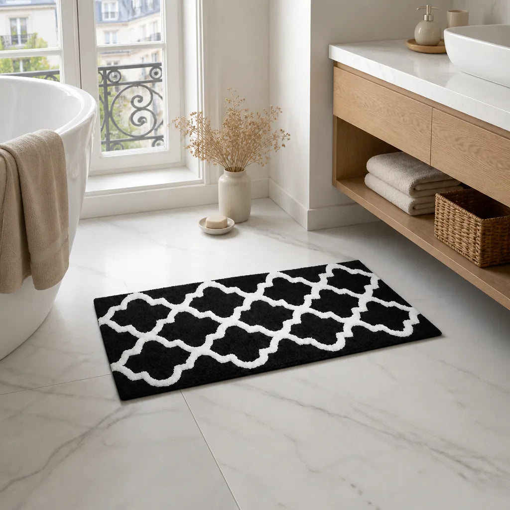 Grand tapis de salle de bain