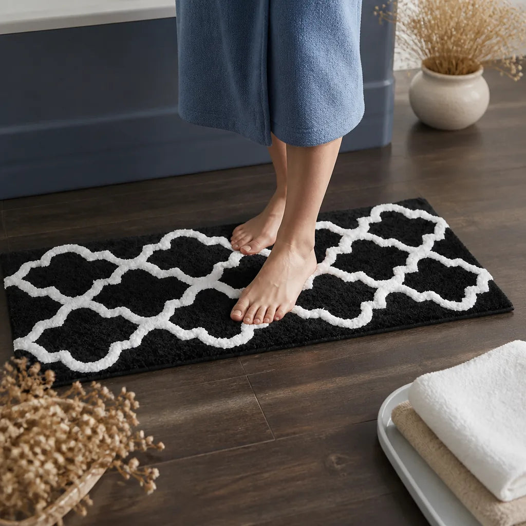 Grand tapis de salle de bain