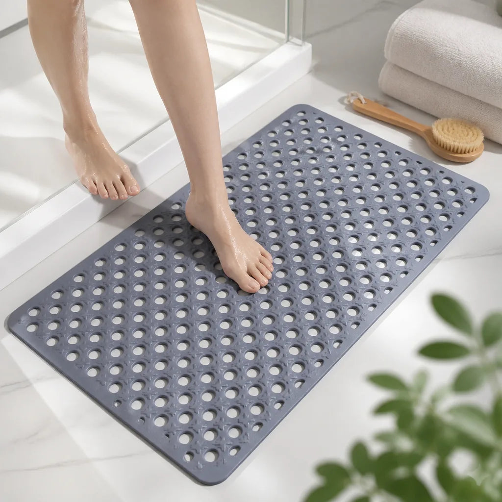 Grand Tapis De Sortie De Bain Antidérapant Mosaïque