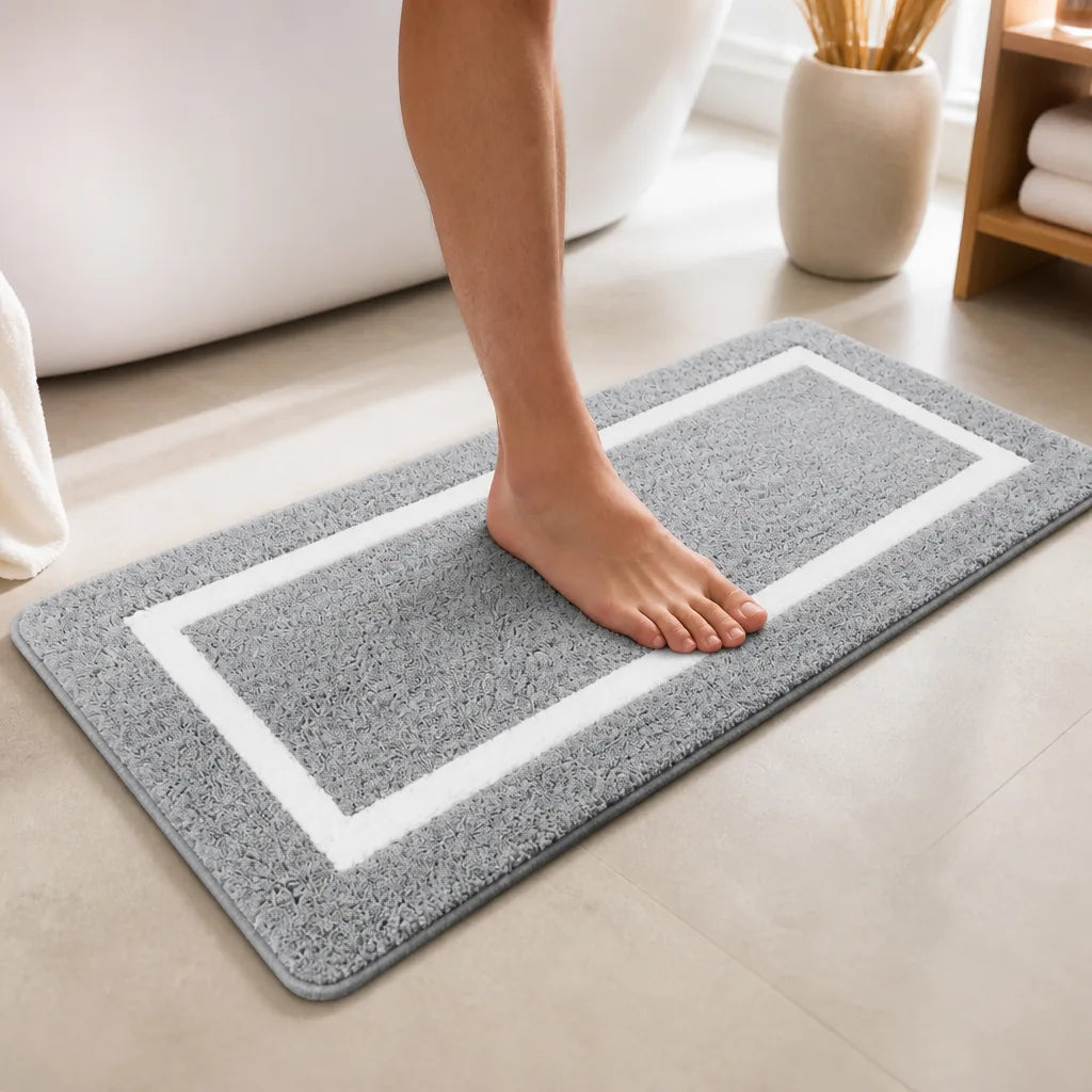 Long tapis de bain