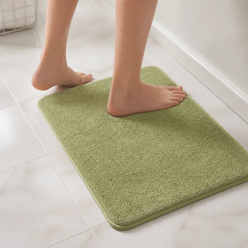 Petit Tapis En Bambou Salle De Bain