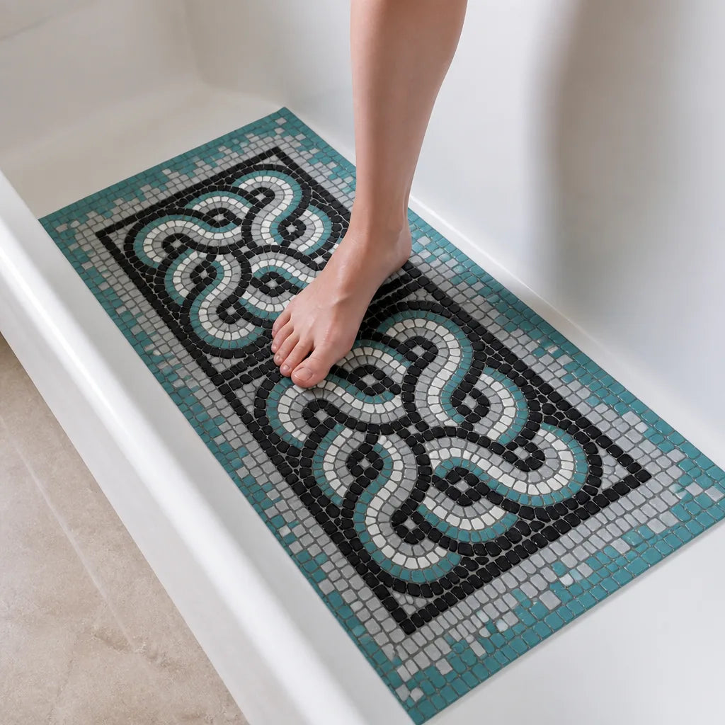 Tapis adhésif salle de bain