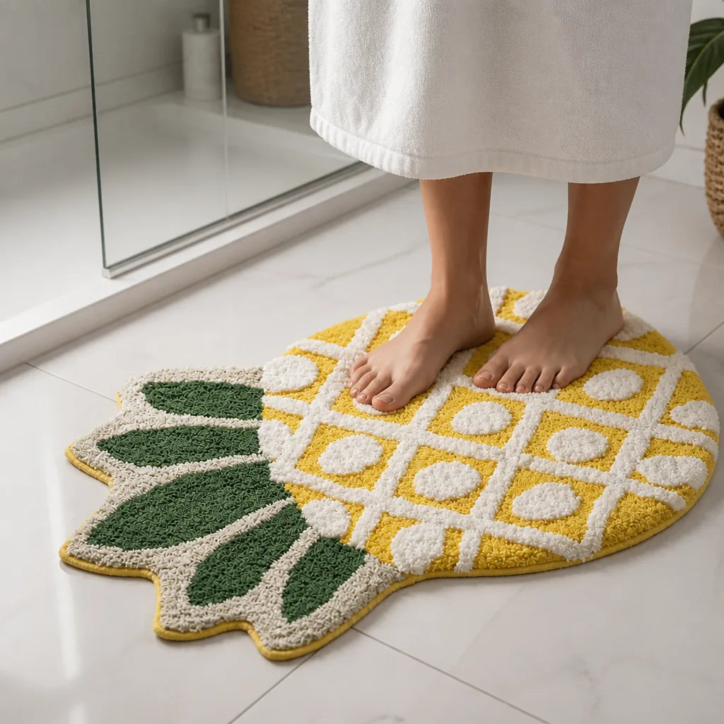 tapis-ananas-salle-de-bain