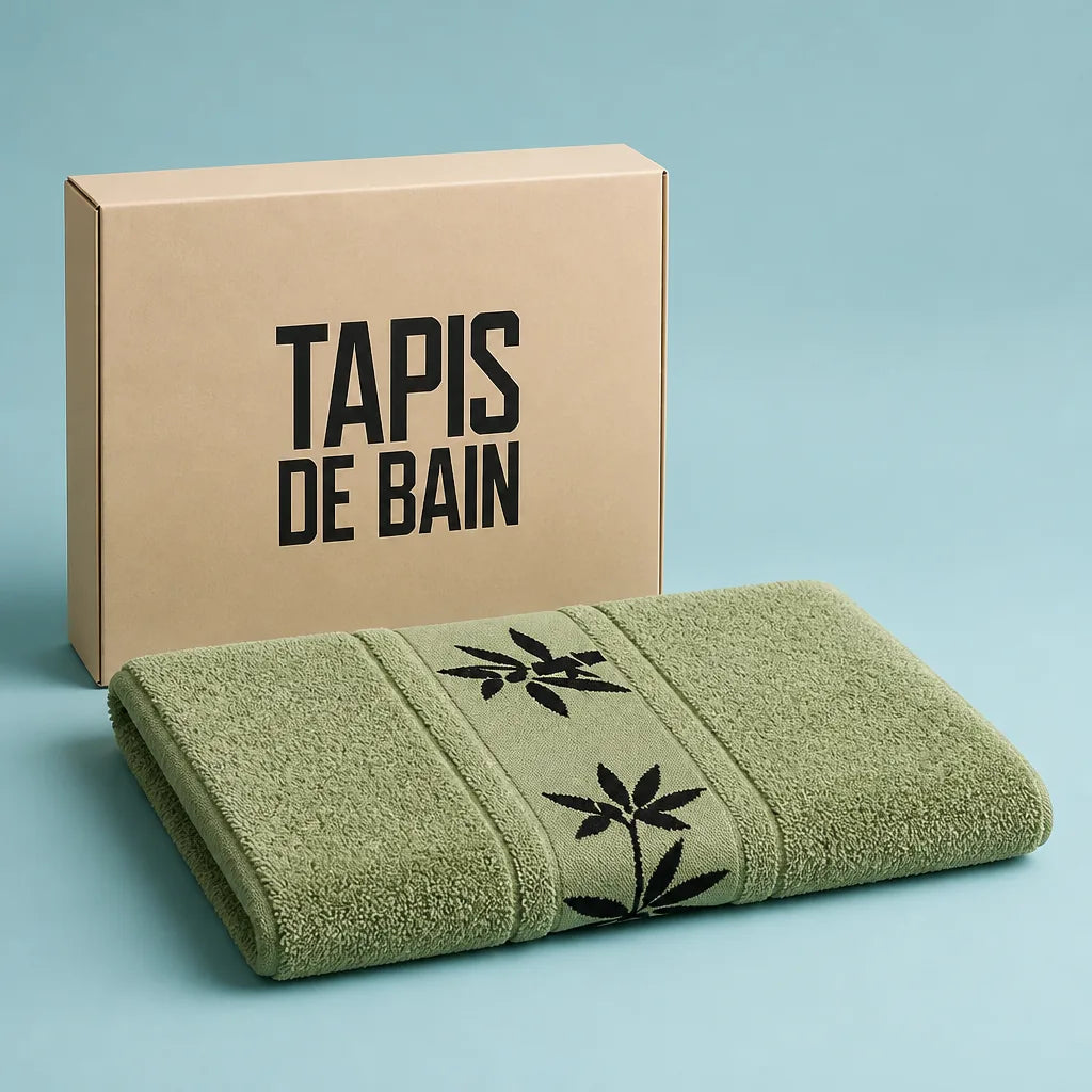 Tapis Bambou Vert Salle De Bain