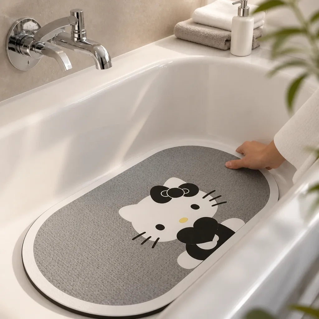 Tapis De Baignoire Antidérapant Kawaï
