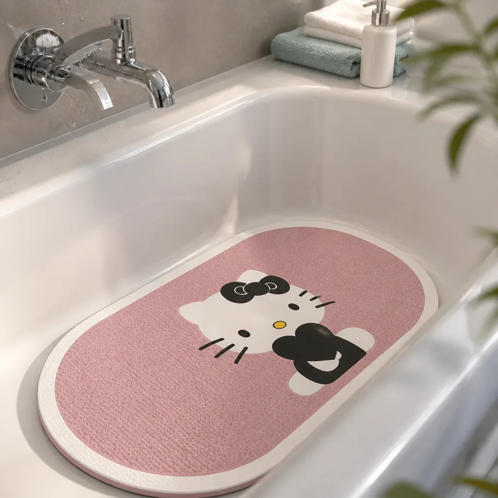Tapis De Baignoire Antidérapant Kawaï