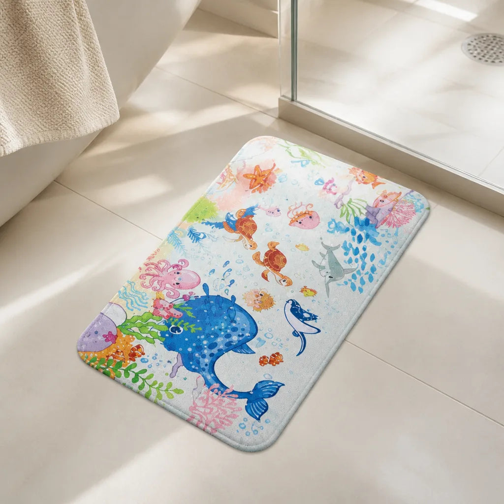 Tapis De Baignoire Motif Marin