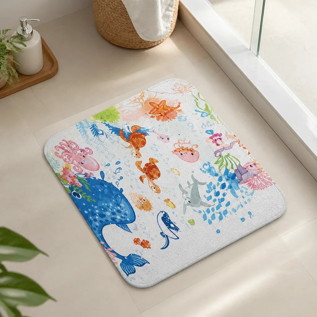 Tapis De Baignoire Motif Marin