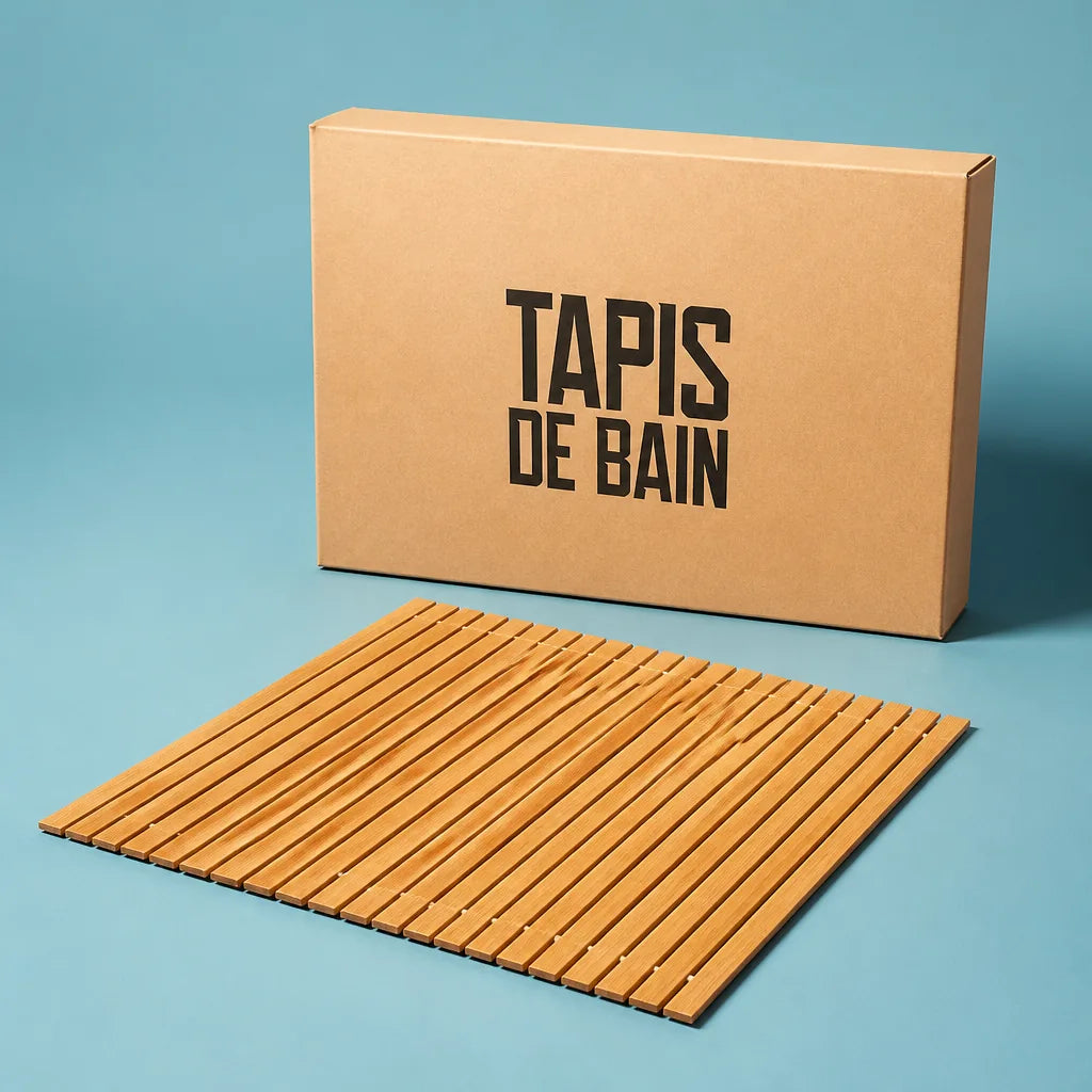 Tapis De Bain Antidérapant Bambou