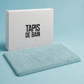 Tapis De Bain Antidérapant Bleu