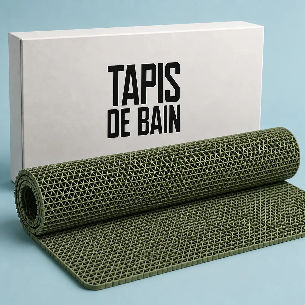 Tapis De Bain Antidérapant Caoutchouc Naturel