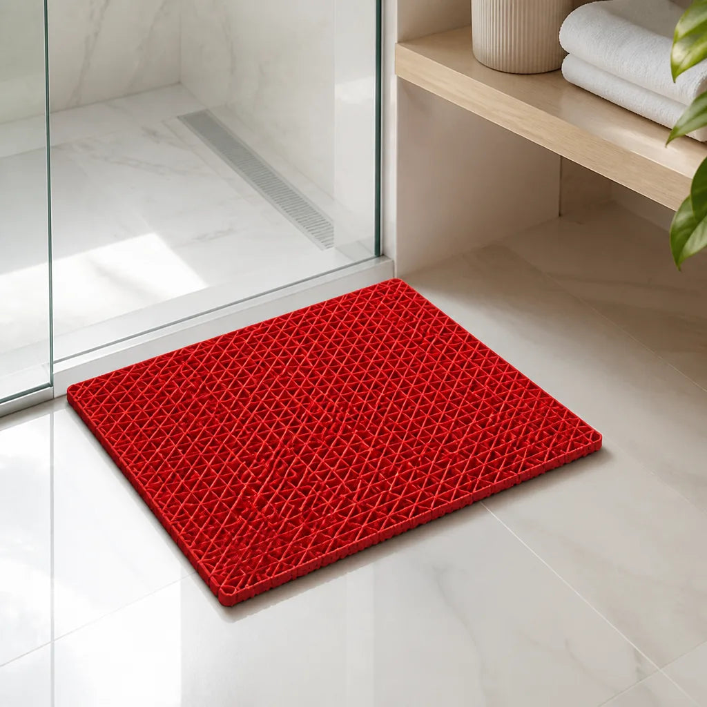 Tapis De Bain Antidérapant Gris