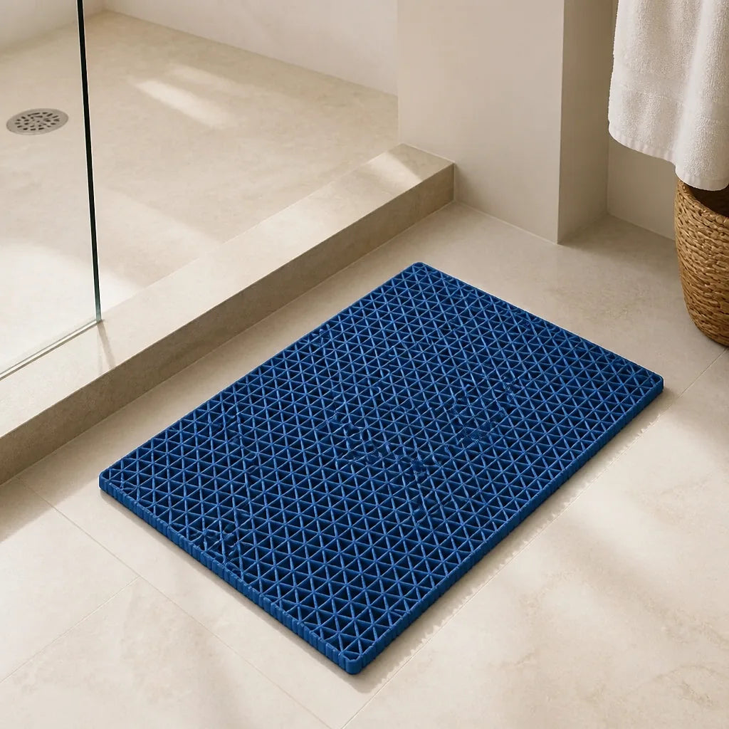 Tapis De Bain Antidérapant Gris