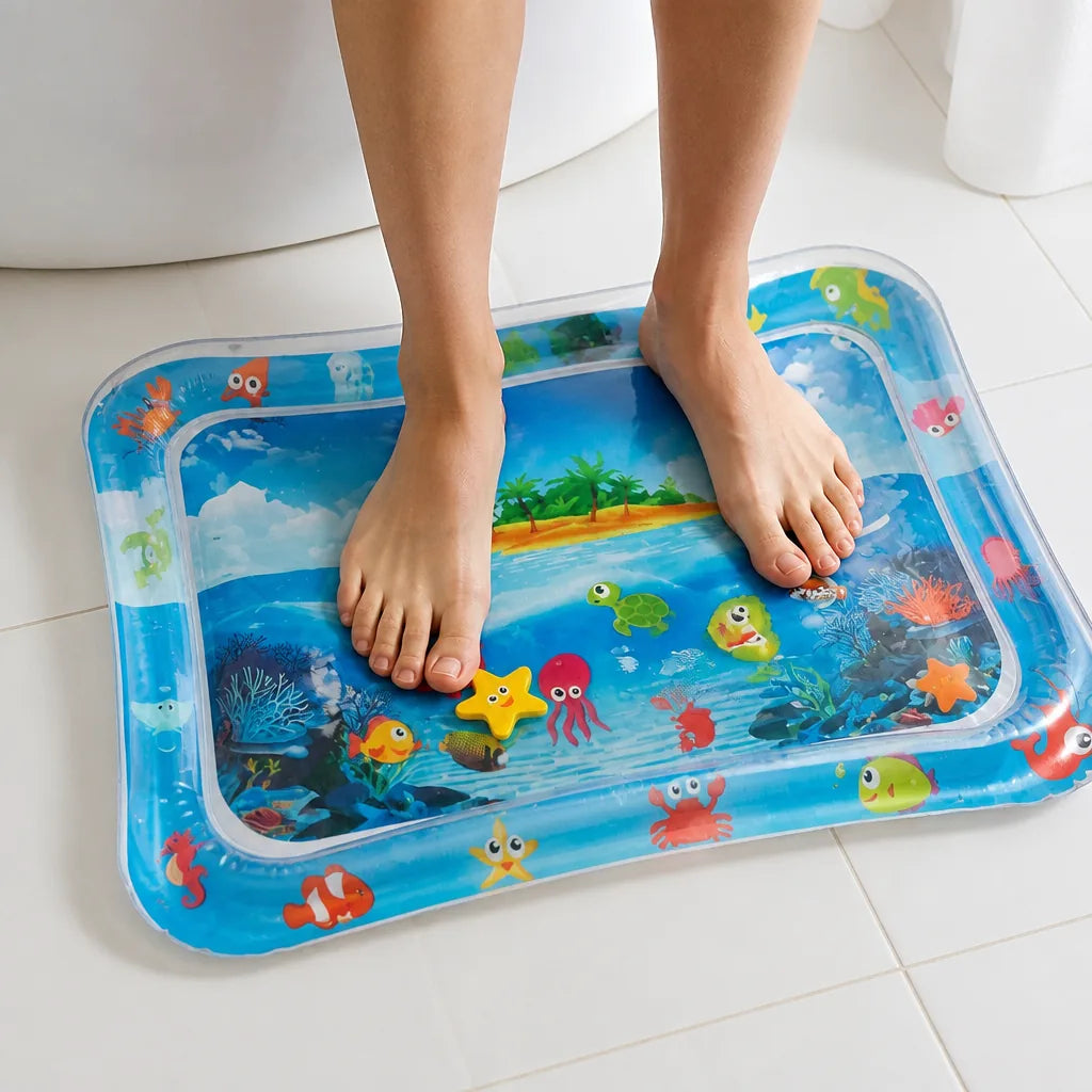 Tapis De Bain Avec Repose Genoux Bébé
