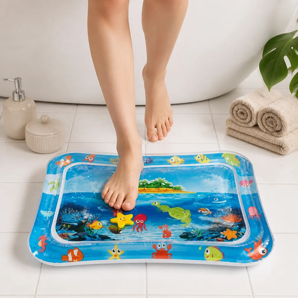 Tapis De Bain Avec Repose Genoux Bébé