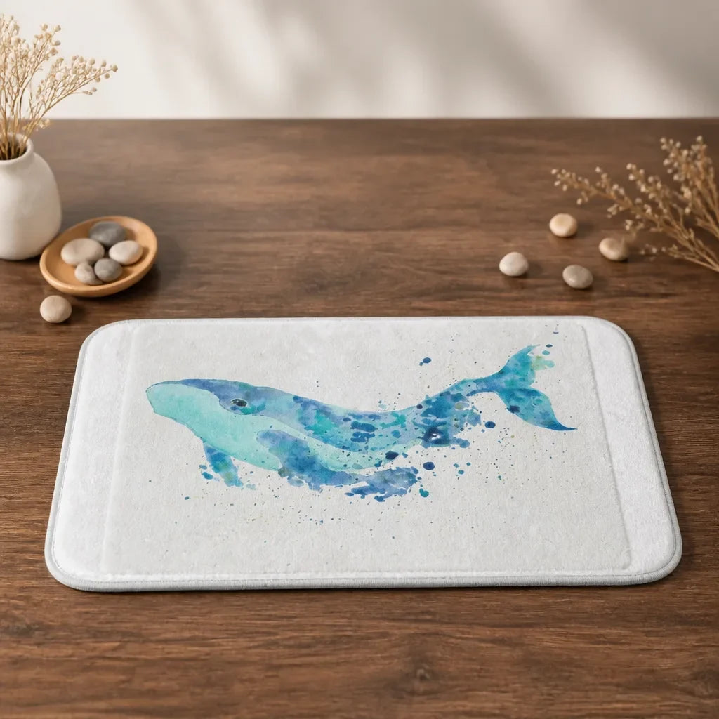 Tapis de bain baleine