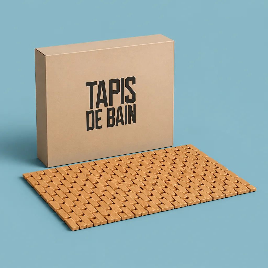 Tapis De Bain Caillebotis Bambou