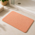 Tapis De Bain Carre Noir Antidérapant