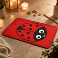Tapis de bain coccinelle