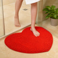 Tapis de bain coeur