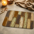 Tapis de bain couleur brique
