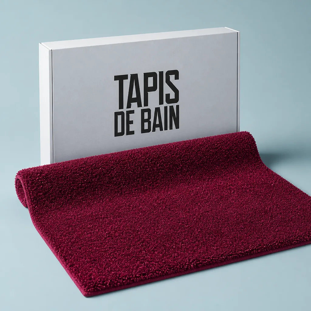 Tapis de bain couleur prune tapis de bain
