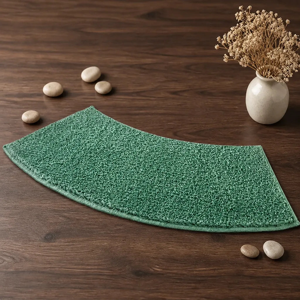Tapis de bain courbe
