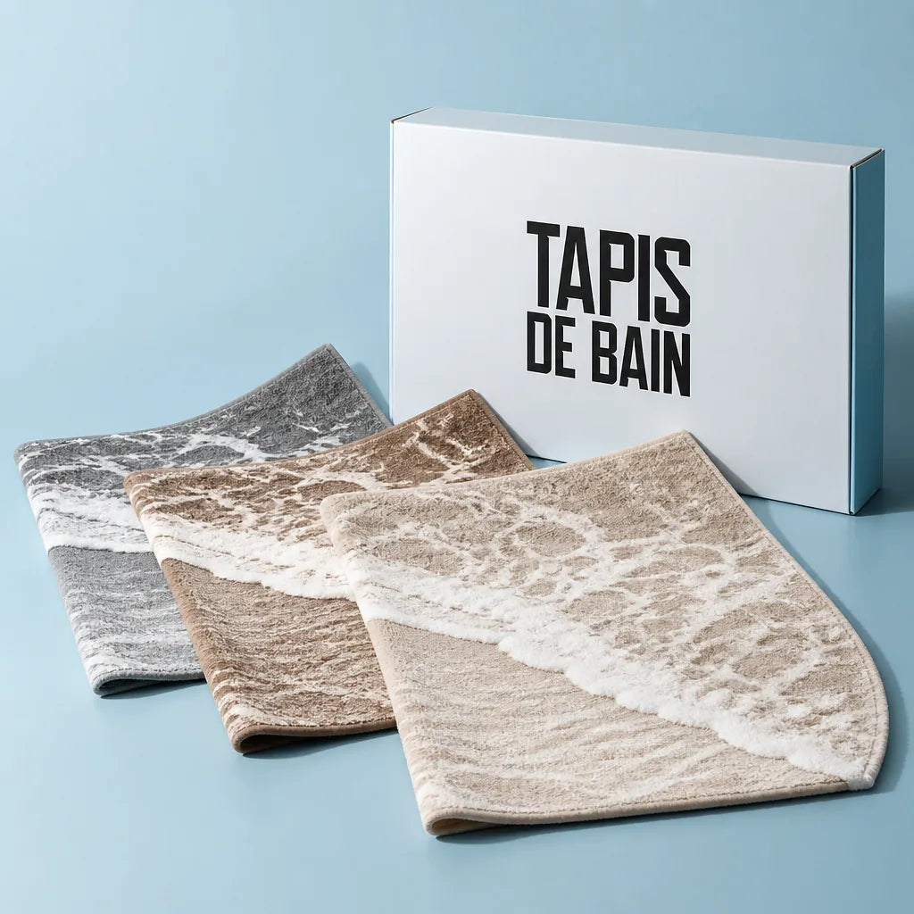 Tapis de bain d'angle tapis de bain