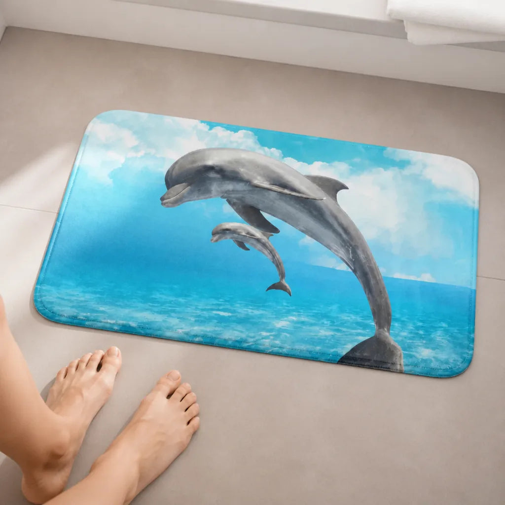 Tapis de bain dauphin