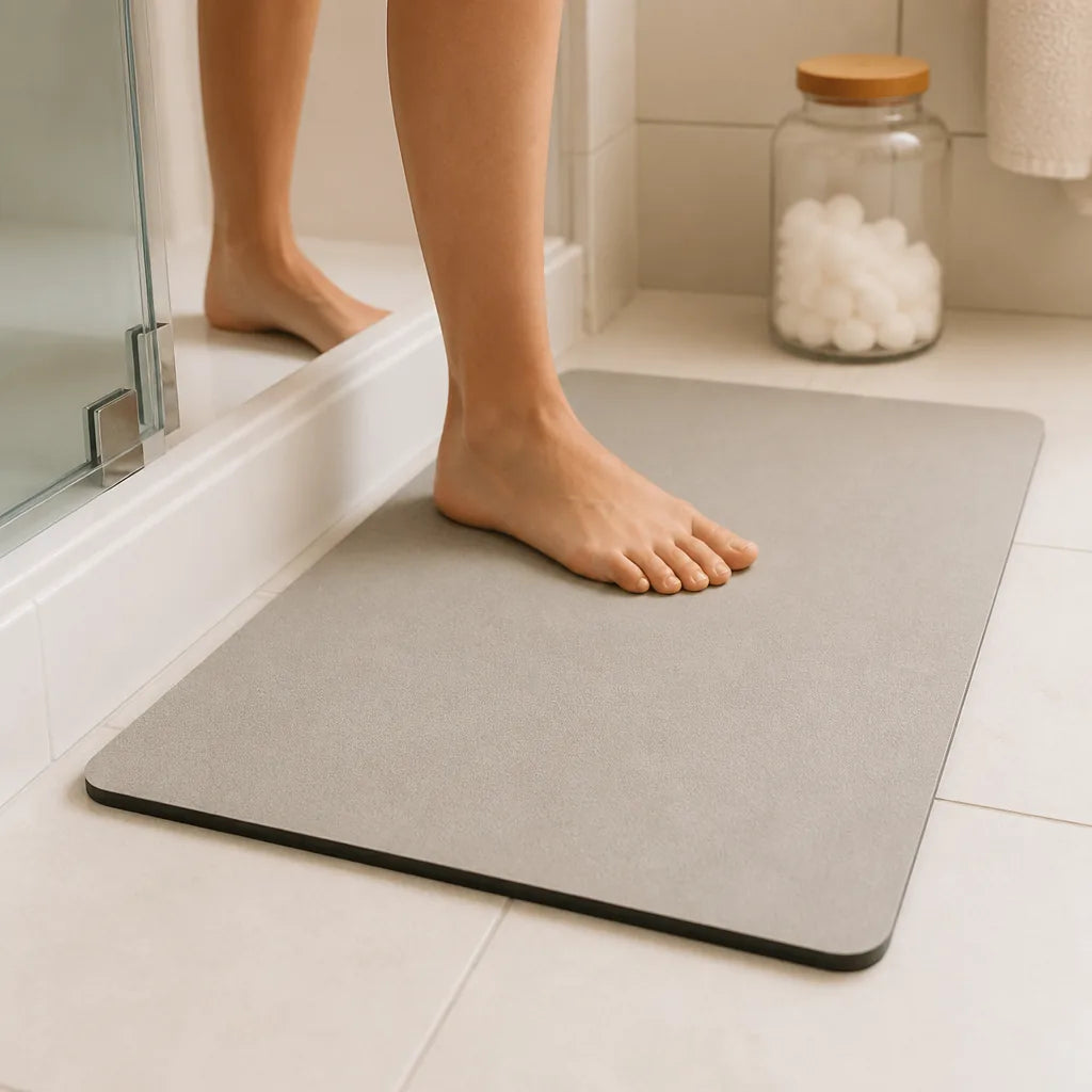 Tapis De Bain Diatomite Motif