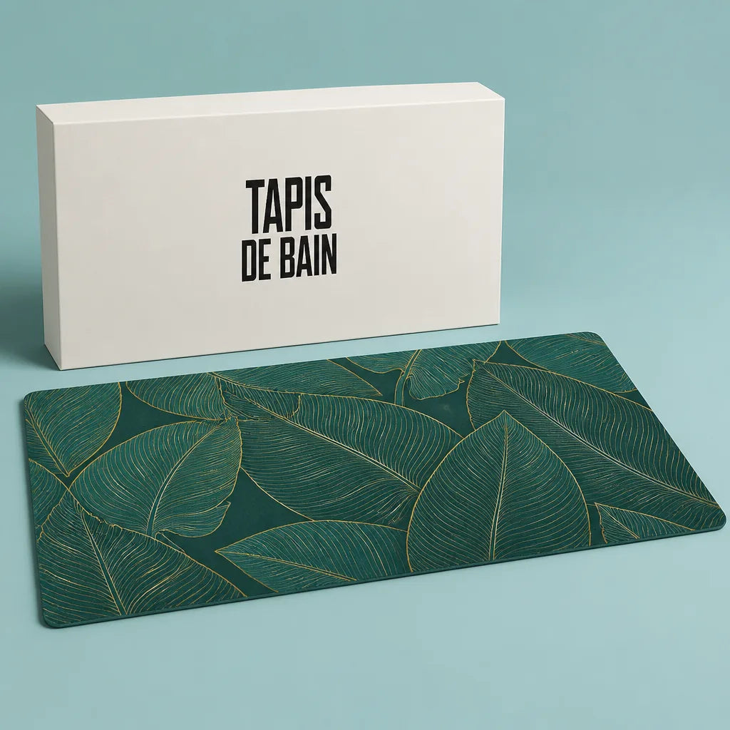 Tapis De Bain Diatomite Vert