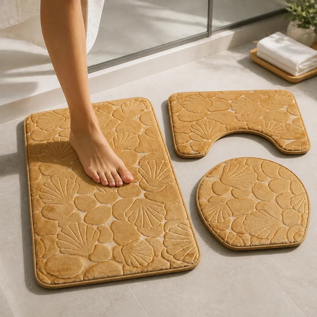 tapis-de-bain-dore