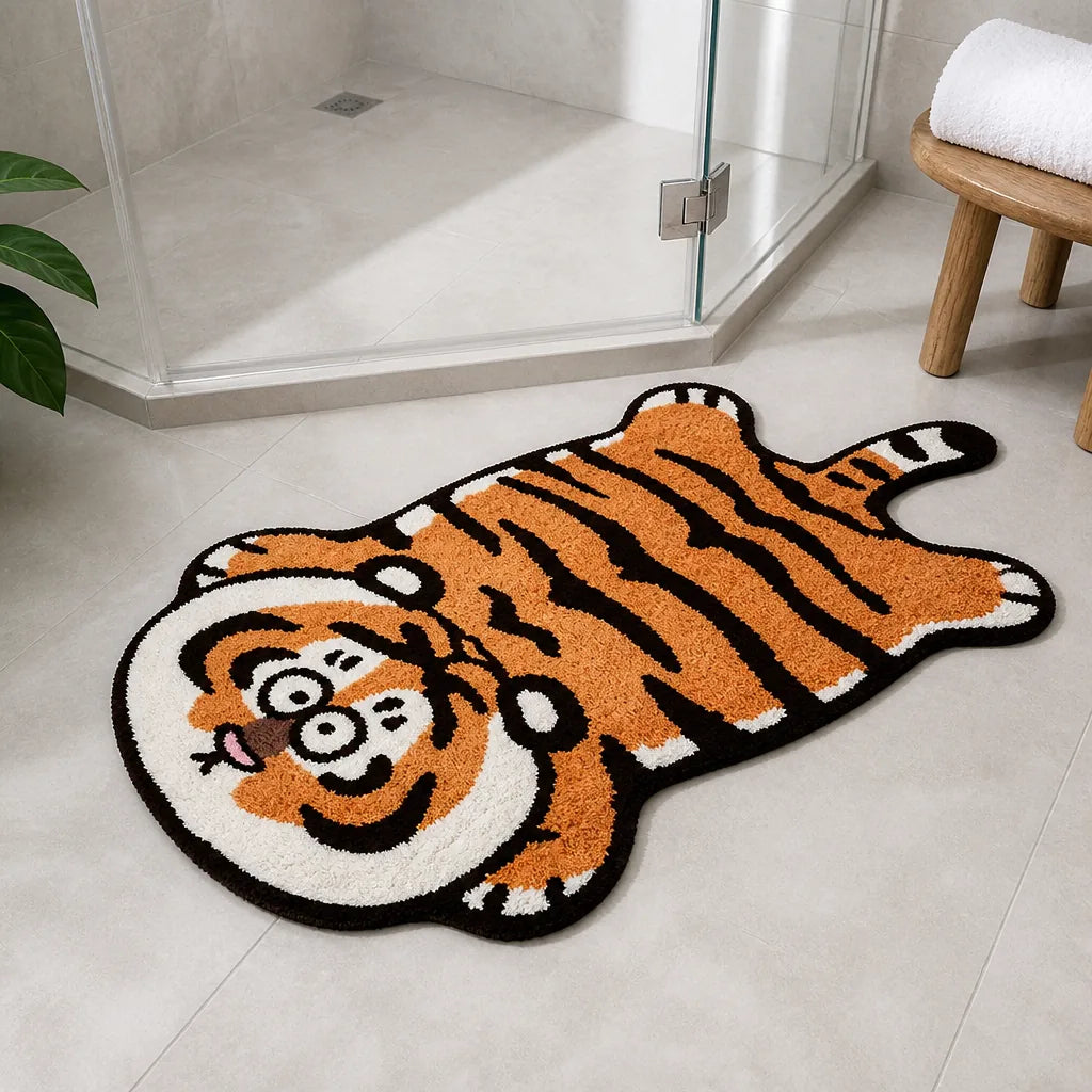 Tapis de bain drole