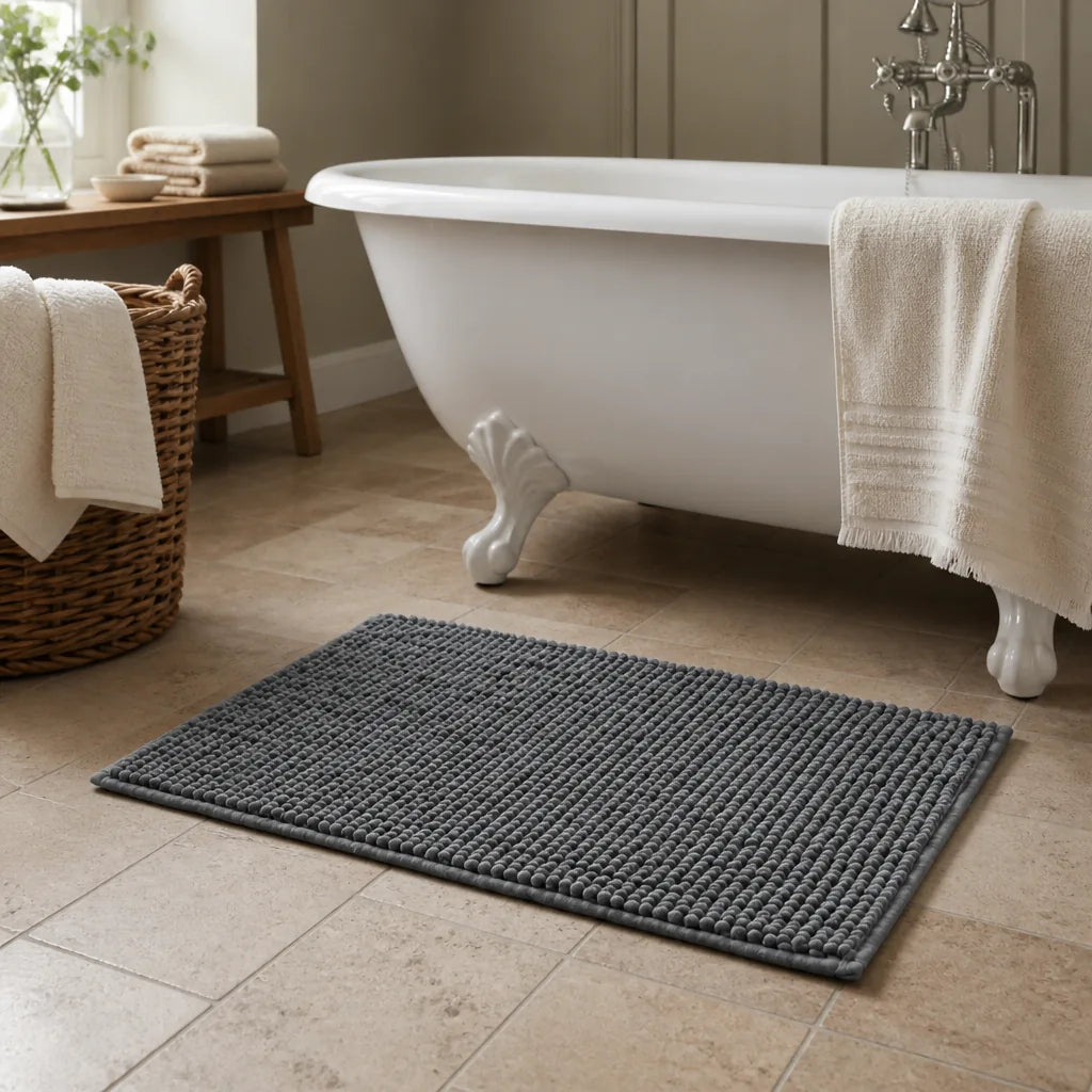 Tapis de bain en microfibre