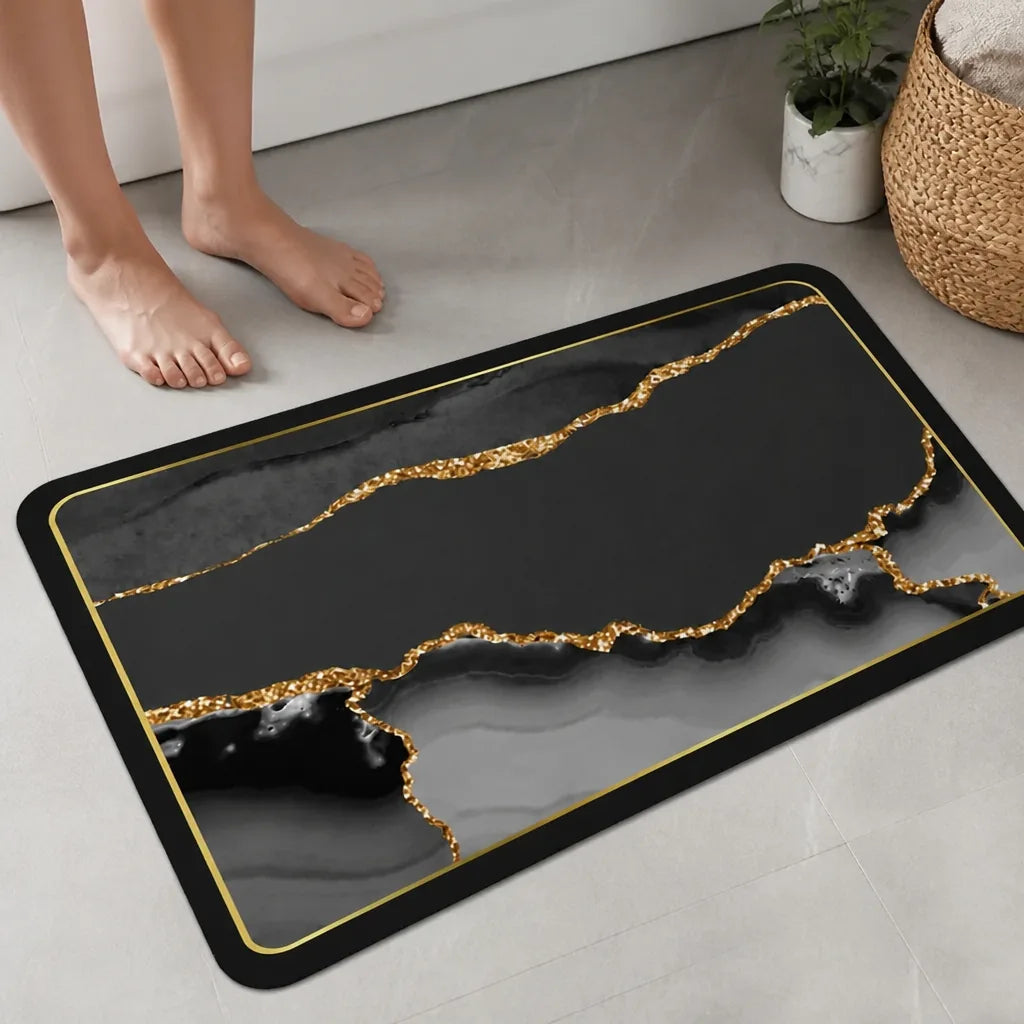 Tapis de bain en pierre diatomite