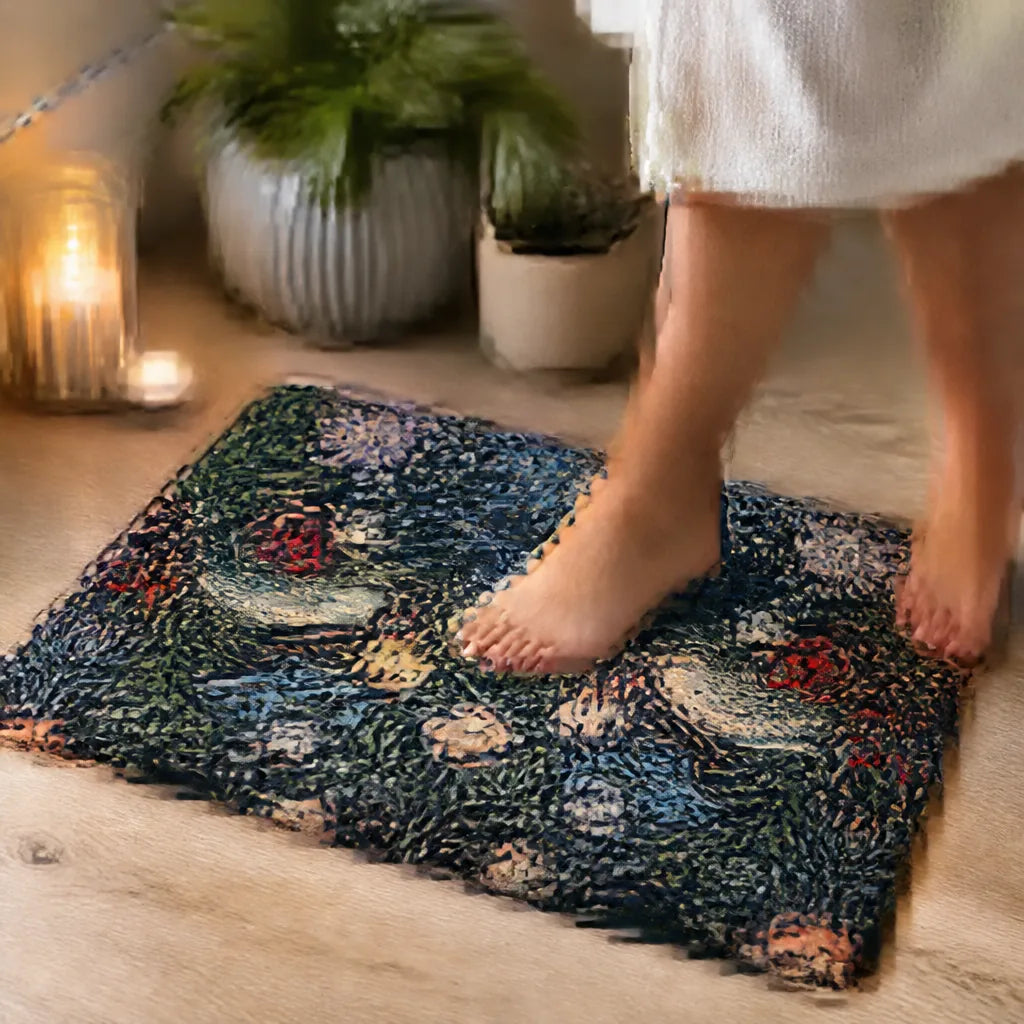 Tapis de bain ethnique