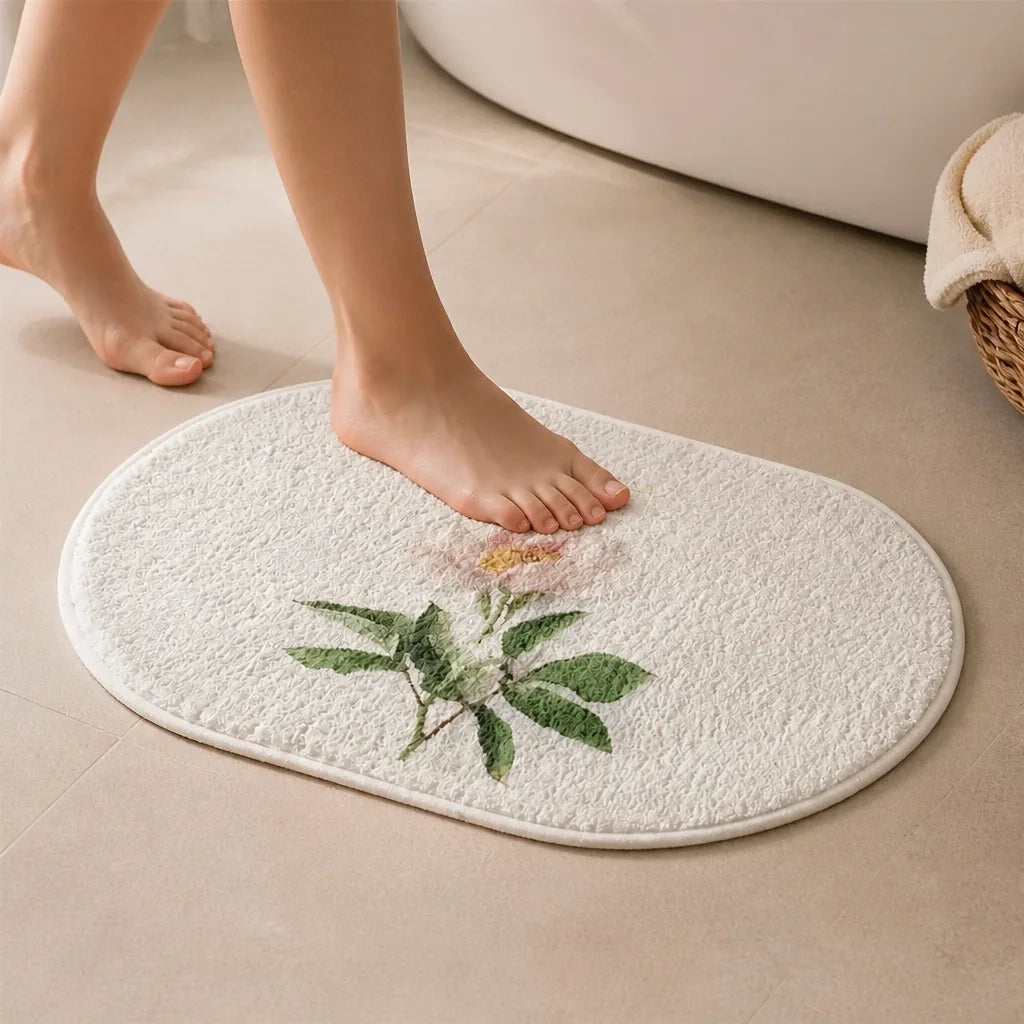 tapis-de-bain-fleur